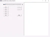 BMW Order decoder v0.4D with series buttons for E36 E38 E39 E46 E53 to decode or encode SA values.