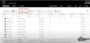 ZenZefi-UI Certificates tab with the Import button highlighted.