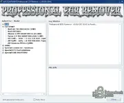 ASC Professional EGR Remover v3.0.0 (02-2016) hotstart module showing supported ECU families like EDC16U1 and Siemens PPD1.x.