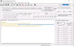 Ford DET v8.1.0 ECU configuration workspace for DID read write operations and configuration sequence control.