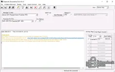 Ford DET v8.1.0 PATS diagnostics view showing diagnostic session control and module selection for security testing.