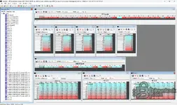 Tuning specific driving modes in TunerPro for a 6HP TCU, showing the shift maps for ACC, LD, and Steptronic 1.