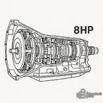 ZF 8HP automatic transmission cutaway – BMW F10-F11 tuning article illustration.webp