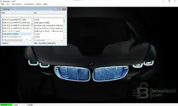 TestO 2017-06-26 ECU list showing DDE diesel variants including M57 and M57TUE entries used for job selection and logging.