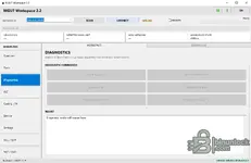BMW MGU7 Workspace diagnostics page with MGU DTC, Shadow DTC, I-Step and vehicle fault memory read and erase functions.
