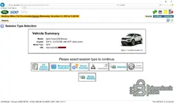 JLR SDD vehicle summary
