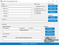 DST VAG IMMO Tool Audi VW Touareg AKL Sync Key workspace for supported BCM2 ECU TCU and ELV synchronization data.