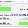 Citroen Saxo KM Calibration 1.0 — NEC-780826-GC Cluster Service (COM)