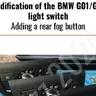BMW Rear Fog Switch Upgrade — G30/G01 LIN Firmware Guide