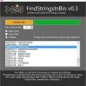 FindStringsInBin — ECU Binary String Scanner