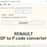 Renault DF to P-Code Converter — Fault-Code Reference Tool