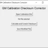 GM Calibration Checksum Corrector — Segmented BIN Repair Tool
