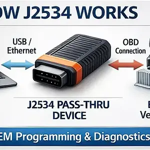 How J2534 Works (Workflow Diagram)